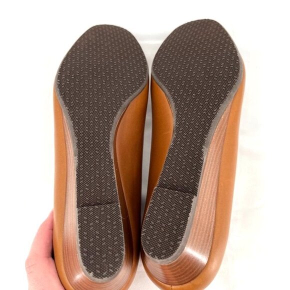 SAS Sophia Camel Wedge Pump SIze 10W Made In Italy - Picture 9 of 10